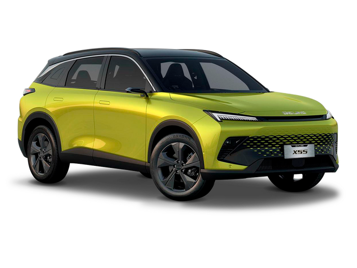 BAIC X55 Жёлтый металлик с чёрной крышей